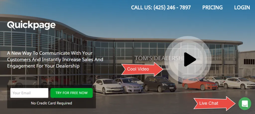 interactive website example