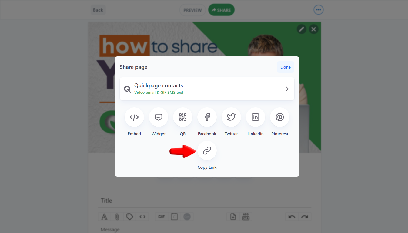 copy link arrow 1