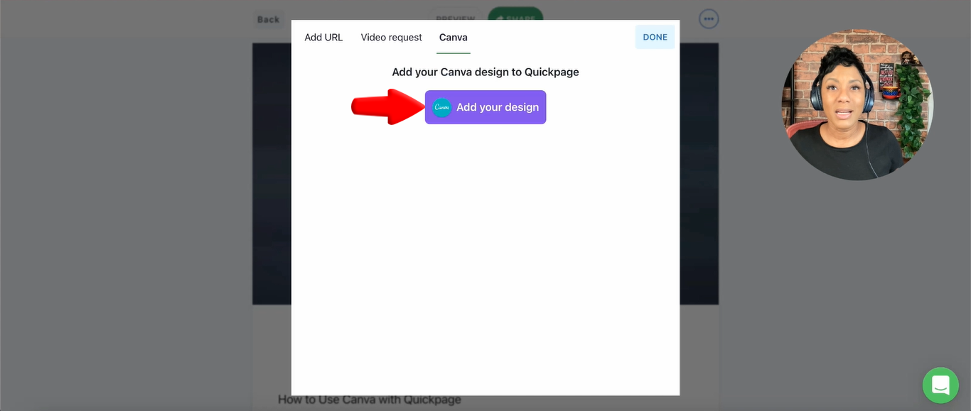 click add your design