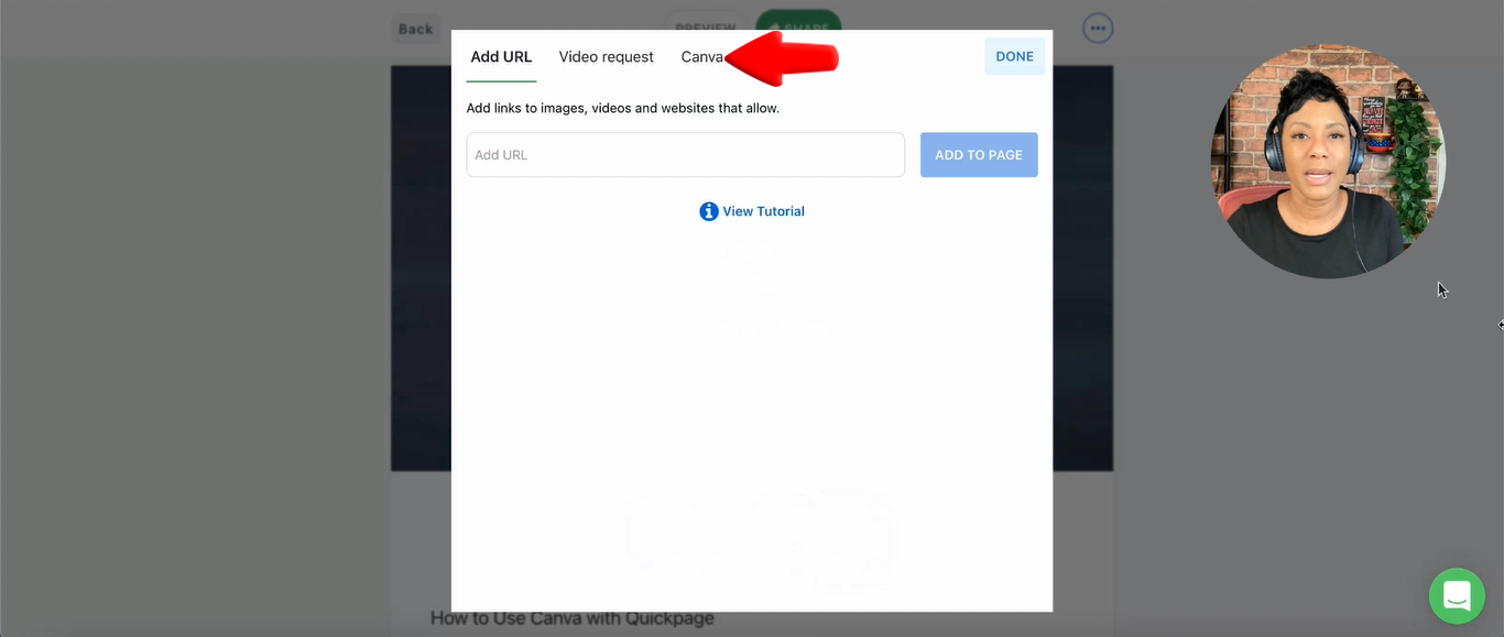 click canva