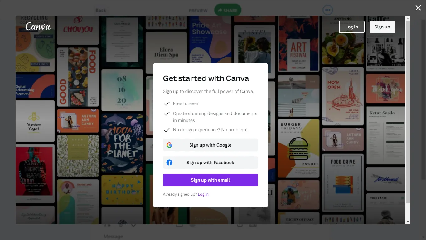 log in canva 1