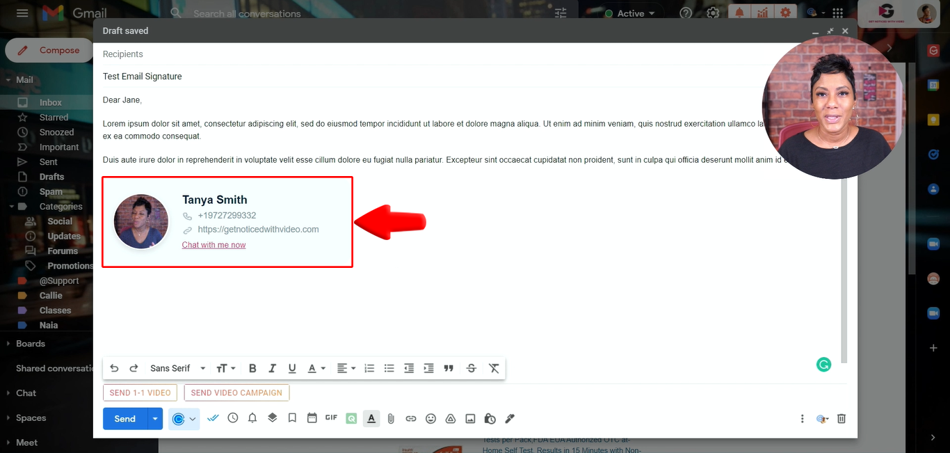 How To Create A Video Email Signature - Quickpage